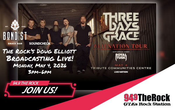 The Rock's Snack Bar Soundcheck: Three Days Grace